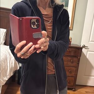 Unisex Navy Bluesalt Elevated Zip-Up Hoodie S/M - EUC